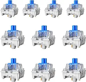 ZhouWang 36PCS Blue Click Switch,Clicker for 3D Prints Gaming Keyboards.