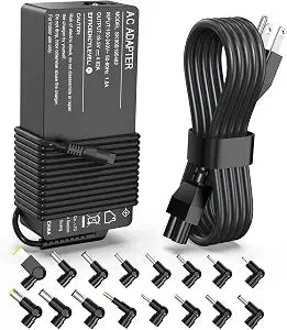 90W Universal Laptop Charger Compatible with Dell HP Lenovo Acer ASUS Fujitsu to Shiba Notebook Ultrabook Universal Power Supply with 16 Tips