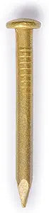 Hardware Philosophy "Pure" Brass Nails, 0.8 Inch, Bag of 100 - Architectural, Interior Design, Doors, Furniture Cabinet Customization Hardware