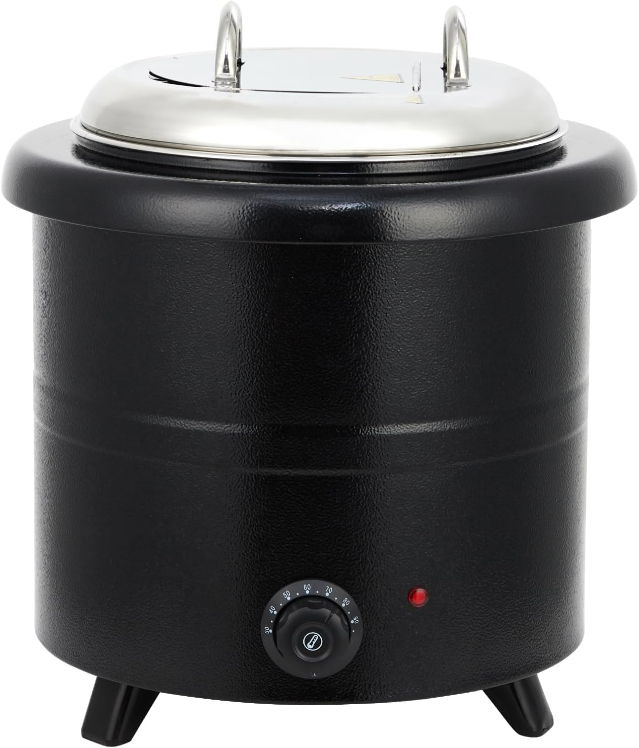 Commercial Electric Soup Kettle Warmer \u2013 Removable Stainless Steel Insert Pot, Built-in Hinged Lid, Anti-Scald Handle \u2013 Appropriate for Buffet, Restaurant, Catering \u2013 13L Capacity