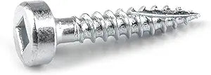 Kreg Zinc Pocket-Hole Screws - SPS-F075-1200 - 3/4-Inch - Fine Thread - Pan Head - Indoor - 1200 Count