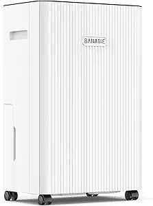2500 Sq.Ft Dehumidifier for Basement, 32 Pint Dehumidifiers for Home with Drain Hose, Ultra Quiet 32dB, Smart Humidity Control, 24H Timer, Energy Efficient, Portable for Bedroom, Bathroom, RV
