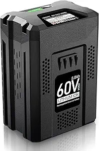 Upgrade 5.0Ah 60-Volt Replace Battery for Greenworks 60V Battery Cordless Power Tools Max Lithium-ion Battery LB60A00 LB60A02 LB60A03 for Greenworks Pro 60V Batteries Repalcement