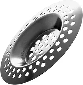 Sink Strainer 3 Inch - Bathtub Hair Catcher - Sink Hair Catcher for Kitchen - Food Catcher for Kitchen Sink of Stainless Steel - Accessories for Bathroom and Kitchen