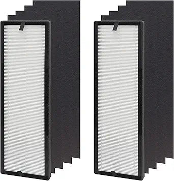 NEA-F1 True HEPA Replacement Filter, Compatible with Eureka NEA120 Air Purifier and Toshiba Air Purifier CAF-W36USW, 2-Pack