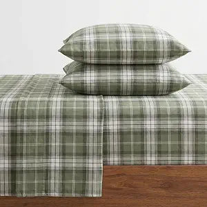 Eddie Bauer - Twin Sheet Set with Fitted Sheet & Pillowcase