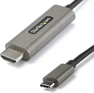 StarTech.com 10ft (3m) USB C to HDMI Cable 4K 60Hz w/HDR10 - Ultra HD USB Type-C to 4K HDMI 2.0b Video Adapter Cable - USB-C to HDMI HDR Monitor/Display Converter - DP 1.4 Alt Mode HBR3 (CDP2HDMM3MH)