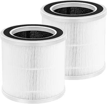 2 Pack Replacement Filters ONLY Compatible with Proton Pure Air Purifier