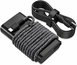 Slim 65W 45W USB C Charger,Compatible with Hp Spectre X360 EliteBook Chromebook ProBook Envy Fast Charging Type C Travel Laptop Power Adapter