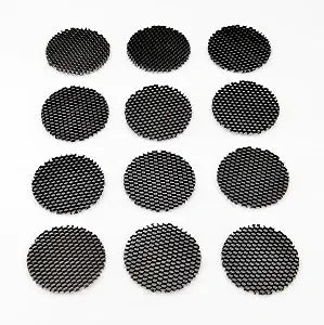 Honeylite MR16 Louver (12-Pack) Aluminum Honeycomb Anti-Glare Insert Low-Reflective Flat Black Finish Reduces Hot Spots Made in USA
