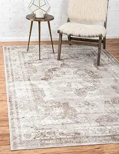 Unique Loom Sofia Collection Area Rug - Salle Garnier (2' 2" x 3' 1" Rectangle, Beige/ Ivory)