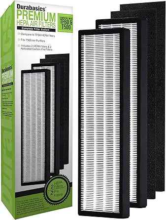 Durabasics HEPA Filters Compatible with Alen T500-2 Pack Replacement Filter