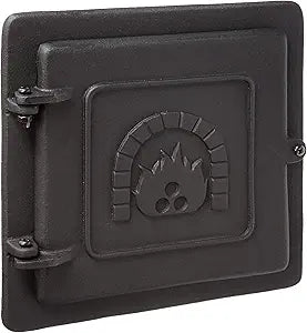 Minuteman International Cast Iron Clean-Out Door, 8 by 8-Inch,Black
