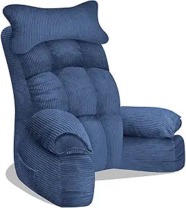 YDCEULARDOH Reading Pillow for Bed Adult Large Bed Pillow with Arms, Supportive Back Pillow for Sitting Up in Bed for Reading, Watching TV, or Gaming