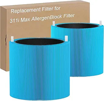 311i MAX AllergenBlock Replacement filter Compatible with Blue Pure 311i Max AllergenBlock Air Purifier,Premium Filter & Activated Carbon Filter-F3MAX AllergenBlock Filter,2 pack