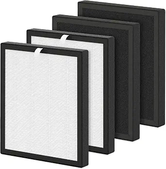 ZX001 Replacement Filters Compatible with Anegoe ZX001 Air Cleaner Purifier for Home Large Room Up to 2500 Ft, 4 Pcs 2 Sets