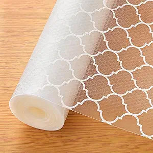 Cooyes Shelf and Drawer Liners for Kitchen Cabinets, Non Adhesive Cabinet Liner, EVA Waterproof Durable Non-Slip Drawer Mats for Shelves, Fridge, Storage, Kitchen Cupboards Modern Pattern