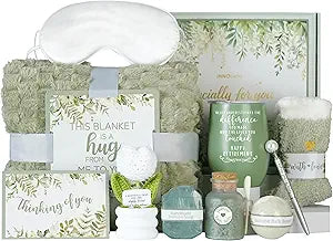 InnoBeta Retirement Gift Basket for Women, Unique Retirement Gifts for Her, Useful Self Care & Relaxation Package for Female - Happy Retirement
