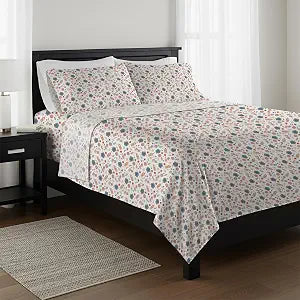 Northwest Harry Potter Queen Sheet Set, Sweet Dreams Hogwarts Soft Kids Bedding with 1 Fitted Sheet, 1 Flat Sheet & 2 Pillowcases, Magical Bedroom Decor