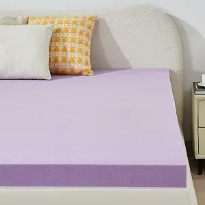 BDEUS 1.5 Inch Gel Memory Foam Mattress Topper Ventilated Soft Pressure Relieve Mattress Pad, Breathable Bed Topper, CertiPUR-US Certified, Queen Size