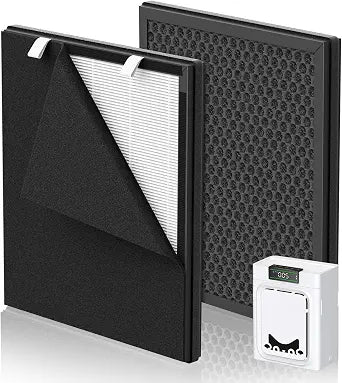 PP02 Replacement Filter Compatible with oneisall PP02 Pet Air Purifier