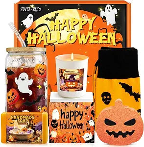 Halloween Gifts for Women, 2026 Boo Basket Stuffers for Teen Girls Gift Set