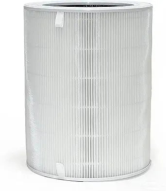 Nispira NDAP-01 NDAP-02 Air Purifier 3-in-1 True HEPA Activated Carbon Filter Replacement | Remove Smoke Odor 1,500 Sq. Ft | 1 Pack