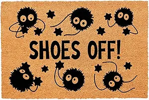 Funny Coir Doormat Welcome Front Porch Patio Decor Mat for The Entrance Way Outdoor Rug with Heavy-Duty Non Slip Outside Matt 23.6 x 15.7inch