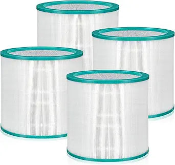 Lewtemi 4 Pack Replacement Filter Compatible with Dyson Tower Purifier TP01, TP02, TP03, AM11, BP01 Models, Green