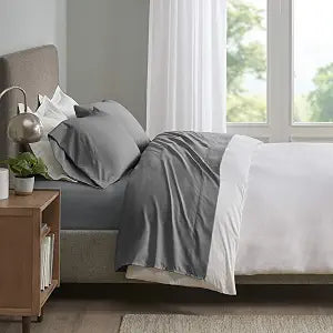Sleep Philosophy Moisture-Wicking Cooling Sheet Set, Queen Bed Set 4 Piece