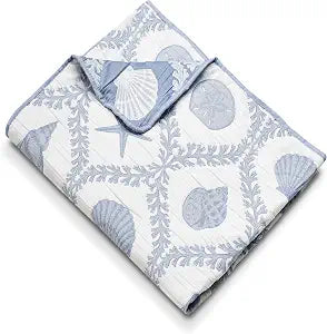 Greenland Home Fashions Laguna Coastal Matelass�� Collection Throw Blanket