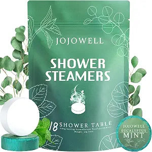 Shower Steamers Aromatherapy 18 Pack - Eucalyptus for Shower, Christmas Birthday Gifts for Women Men, Shower Bombs with Essentials Oil for Nasal Relief Stress Relief, Self Care Spa Gifts
