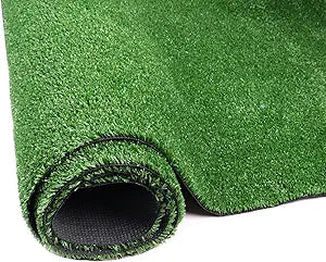 FREADEM Artificial Grass Turf Lawn, 4FTx6FT Indoor Outdoor Garden Patio Landscape Synthetic Grass Mat Party Carpet, Fake Grass with Drainage Holes, Customized Sizes, Soft for Kids and Pets