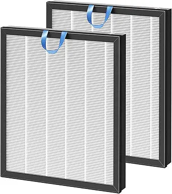 Vital 200S Replacement Filter Compatible with LEVOIT Vital 200S and Vital 200S-P Air Purifi-ers, 3-IN-1 HEPA Air Filter and Activated Carbon Filter, for Vital 200S-RF, LRF-V201-WUS, White (2 Pack)