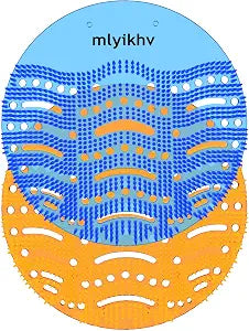 Urinal Screens Deodorizer 50 Pack Urinal Deodorizer Scented Urinal Screen Anti-Splash Urinal Screen for Urinals in Restrooms Restaurants Office Schools (25 Blue+25 Orange)