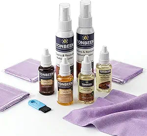 Wood Water Mark Remover, Furniture White Ring & Haze Removal Set - 12PCS Professional Wood Furniture Cleaner Repair Care Kit for Tables, Cabinets, Floors, Hardwood Furniture and More