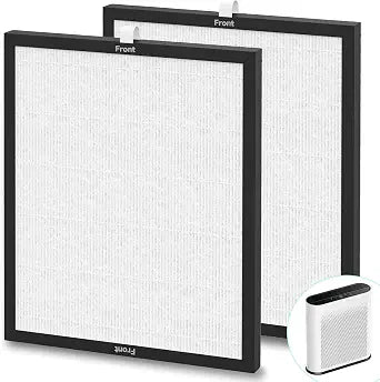 2 Pack TL2867 Air Purifier Filter Replacement, Compatible with Mooka TL2867 Air Purifier, H13 True HEPA + Activated Caron for Dust, Allergens, Smoke and Odor