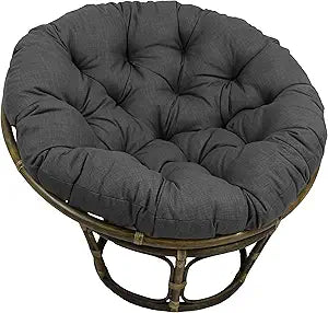 Blazing Needles 52-inch Indoor/Outdoor Papasan Cushion (Cushion Only) Cool Grey Specialty