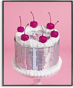 Disco Cake Fruit Still Life, 11 x 14 Inch Framed Gicle Print