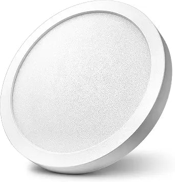 Leviton SDR 7 in. Low Profile Round Surface Mount LED Downlight, 1100 Lumens, 5 CCT Color Selectable 2700K-5000K, Dimmable, Wet Location Rated, SDR70-S1W