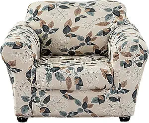 Eco-Ancheng Sofa Cover Stretch Armchair Slipcover 2 Piece Couch Slipcover with Arms Separate Chair Cushion Cover Washable Furniture Protector for Living Room(Armchair, 16)