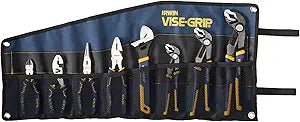 IRWIN Tools VISE-GRIP GrooveLock Pliers Set, 8 Piece, 2078712