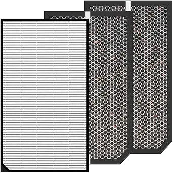 Replacement filter Compatible with Air Doctor AD5000/AD5500 Fits Both Model Air Purifier 1x Filter + 2 x Carbon Filter