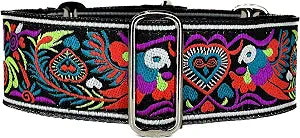 Martingale Dog Collar for Greyhound Saluki Whippet and Other Breeds with Similar Neck 2 inch Wide (XL 17 inch -22 inch )