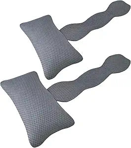 REEZEIVI 2 Pack Hot Tub Headrest Pillow,Chaise Lounge Pillows Outdoor 3D air mesh,Spa Pillow for Outdoor Hot Tub, Quick Drying and Washable,Head and Neck Support Pillow with Adjustable Weighted Strap