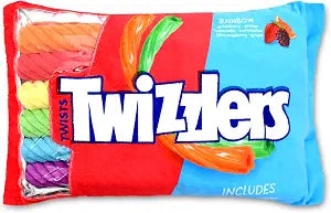 iscream Twizzlers Rainbow 19" x 8.5" Pillow Set with Mini Twist Pillows