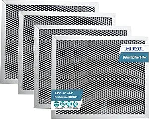 HD35P Dehumidifier Filters Compatible with Sentinel HD35P HS35 Dehumidifiers Alorair Crawl Space Dehumidifiers MERV-1 Aluminium Filter 9.45 x 8 x 0.4 inches, 4 Pack