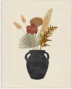 Contemporary Botanical Herbs, 24 x 30 Inch Canvas Wall Art