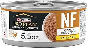 Purina Pro Plan Veterinary Diets NF Kidney Function Early Care Feline Formula Adult Wet Cat Food Pate - (Pack of 24) 5.5 oz. Cans