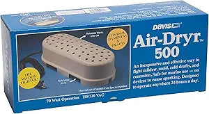 Davis Air-Dryr 500 Marine Air Dryer Dehumidifier for Boats, RVs, Small Rooms